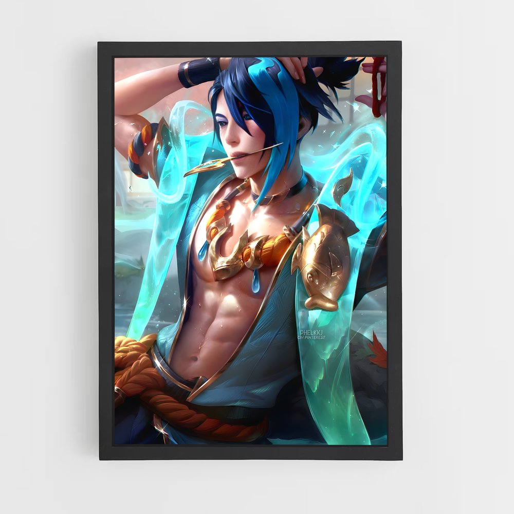 Poster L'Ascension des Champions – affiche League Of Legends (vue 2)